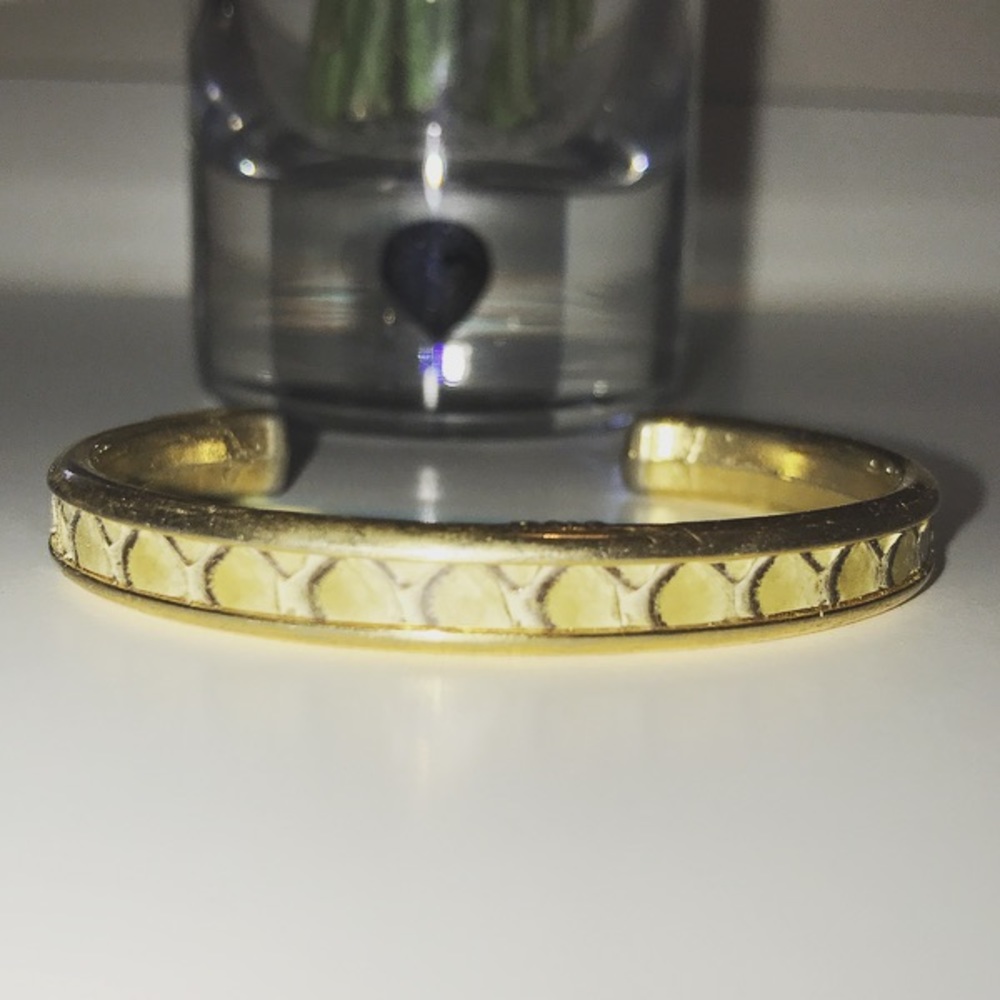 Gold Italian Cuff Bracelet